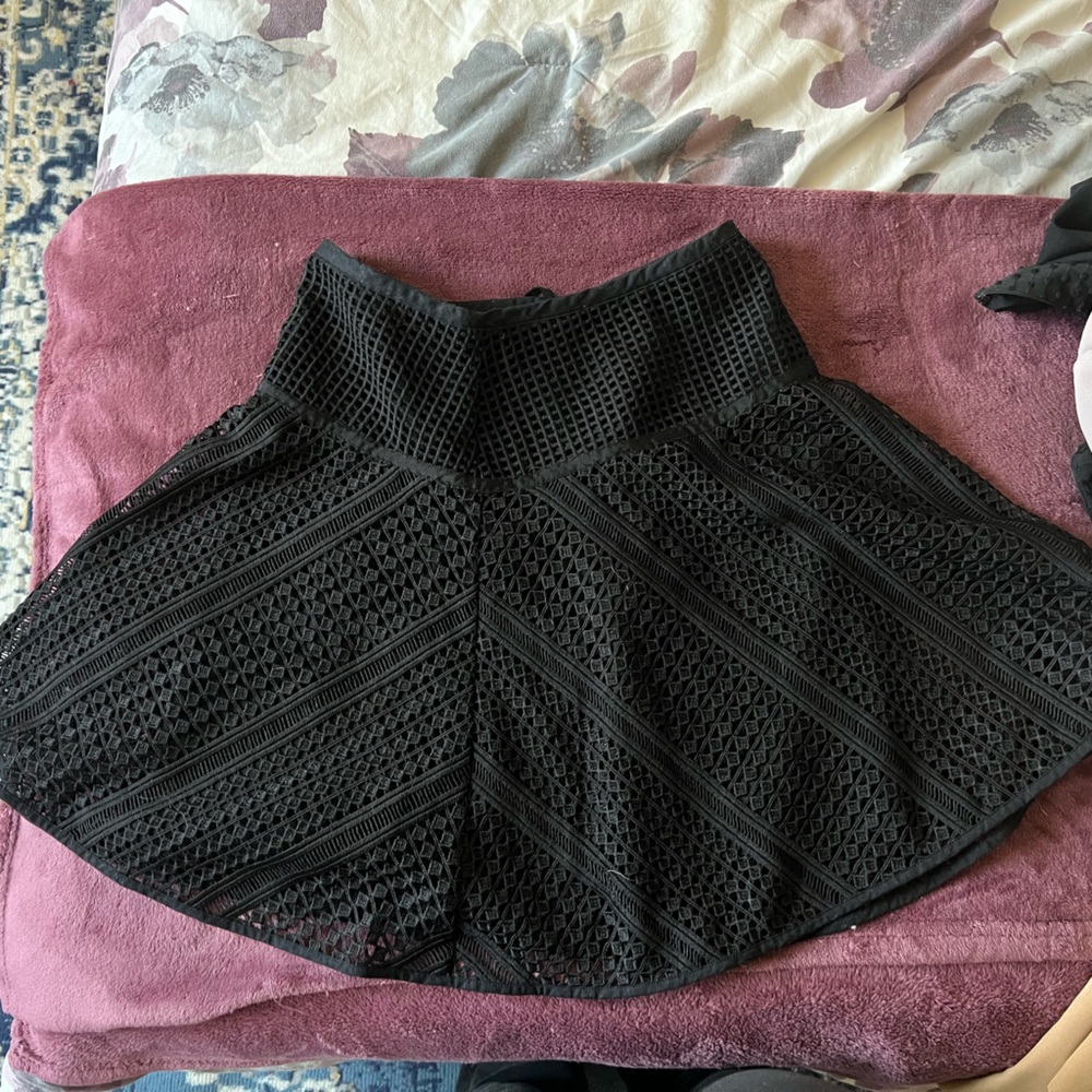 Armani Exchange Crochet Lace Skater skirt - black - Picture 9 of 9